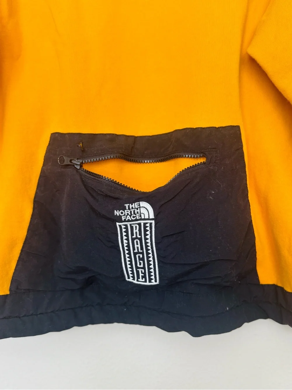 The North Face bold orange